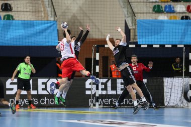 Beşiktaş Mogaz Ht ve Dinamo Bükreş hentbol maçı