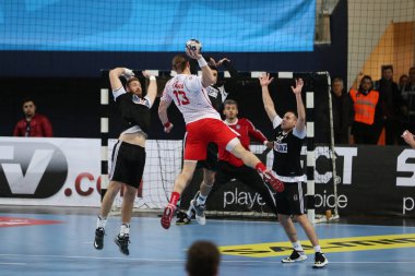 Beşiktaş Mogaz Ht ve Dinamo Bükreş hentbol maçı