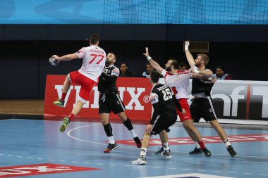 Beşiktaş Mogaz Ht ve Dinamo Bükreş hentbol maçı