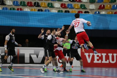 Beşiktaş Mogaz Ht ve Dinamo Bükreş hentbol maçı