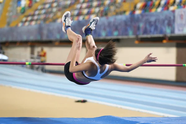 Olympic Threshold Indoor Competitions — Stock Photo, Image