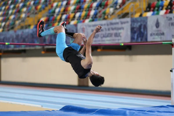 Olympisch drempel Indoor wedstrijden — Stockfoto