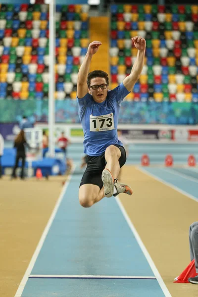 Olympisch drempel Indoor wedstrijden — Stockfoto