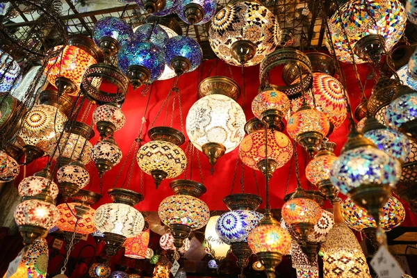 Turco Laterns in Grand Bazaar — Foto Stock