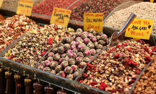 Teer i Spice Bazaar, Istanbul — Stockfoto