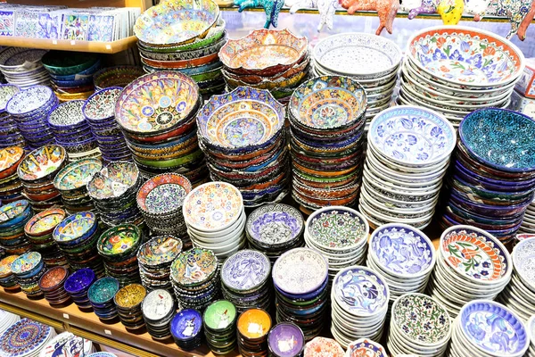 Cerâmica turca em Grand Bazaar — Fotografia de Stock