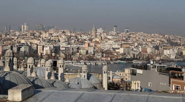 Galata ve Karaköy bölge Istanbul içi — Stok fotoğraf