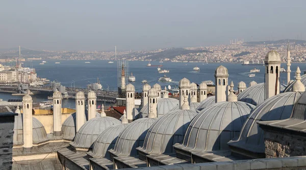 Galata och Karakoy distriktet i Istanbul city — Stockfoto