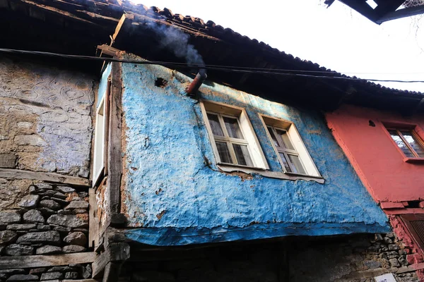 Gammel bygning i Cumalikizik Village, Bursa, Tyrkiet - Stock-foto