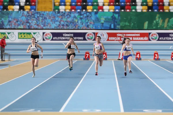 Atletica indoor Record di tentativi di gare — Foto Stock