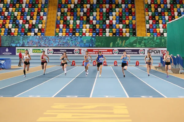 Atletica indoor Record di tentativi di gare — Foto Stock