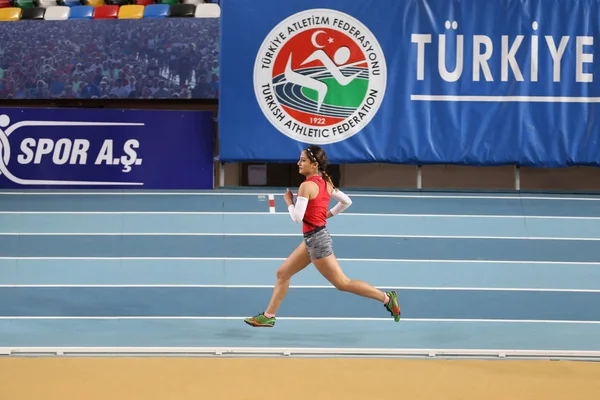 Atletismo en interiores carreras récord de intentos —  Fotos de Stock