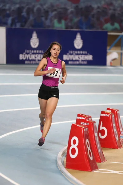 Leichtathletik-Hallen-Rekordversuch — Stockfoto