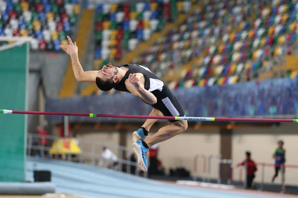 Corridas de tentativa de recorde Olímpico indoor — Fotografia de Stock