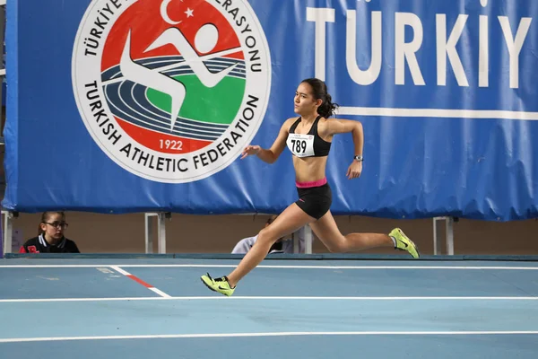 Corridas de tentativa de recorde Olímpico indoor — Fotografia de Stock