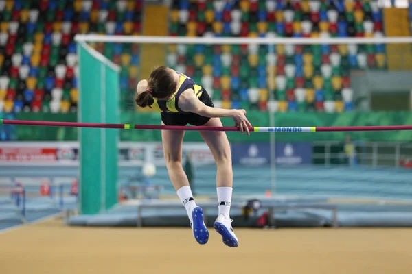 Corridas de tentativa de recorde Olímpico indoor — Fotografia de Stock