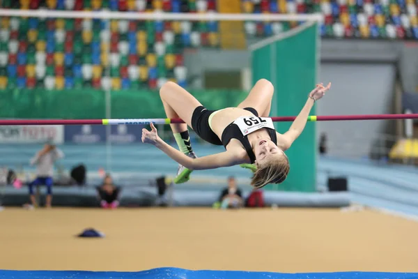 Corridas de tentativa de recorde Olímpico indoor — Fotografia de Stock