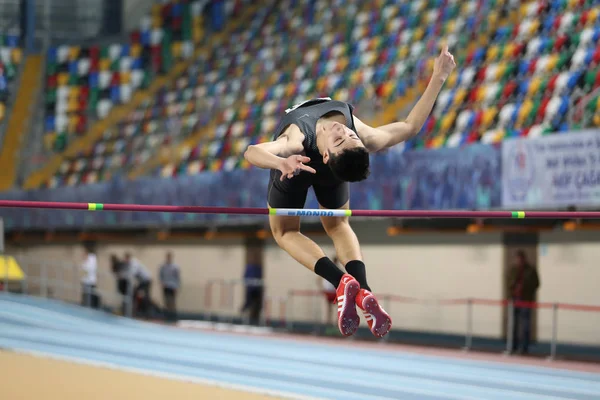 Критий Олімпійський рекорд спроба рас — стокове фото