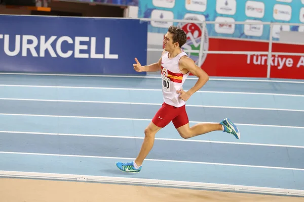 Carrera de intentos de récord olímpico en interiores — Foto de Stock