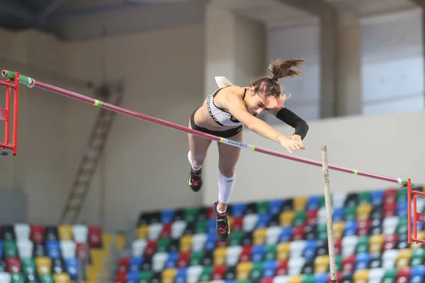 Ruhi Sarialp skoki Mistrzostwa — Zdjęcie stockowe