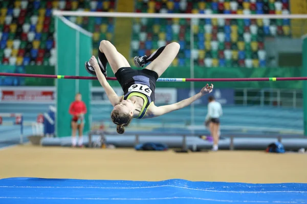 Campeonato de Ruhi Sarialp Jumping — Fotografia de Stock