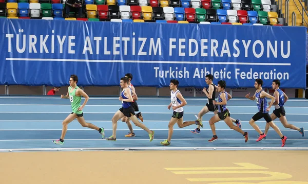 Turkcell 土耳其青年室内田径锦标赛 — 图库照片