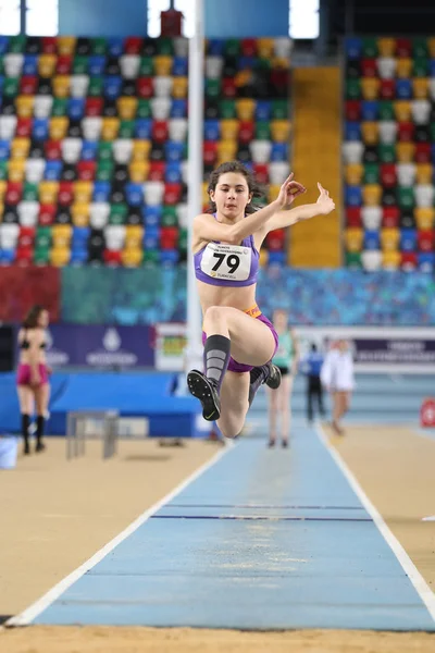 Turkcell Turkse jeugd Kampioenschappen Indoor Atletiek — Stockfoto