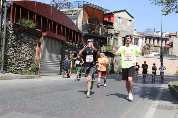 Vodafone istanbul halbmarathon — Stockfoto