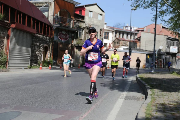 Vodafone istanbul halbmarathon — Stockfoto