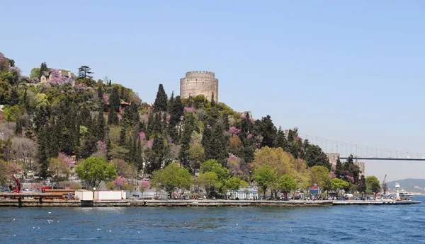 Ρουμελικών κάστρο στην πόλη Κωνσταντινούπολη — Φωτογραφία Αρχείου