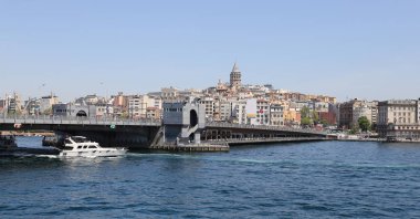 Galata Köprüsü ve Galat Kulesi Istanbul içi
