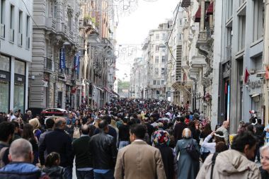 Özellikle Istiklal Caddesi Istanbul içi
