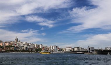 Galata Köprüsü ve Galat Kulesi Istanbul içi