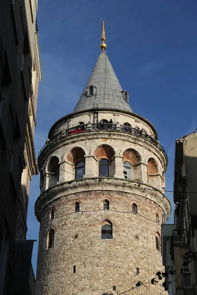 Wieża Galata w beyoglu, Stambuł, Turcja — Zdjęcie stockowe