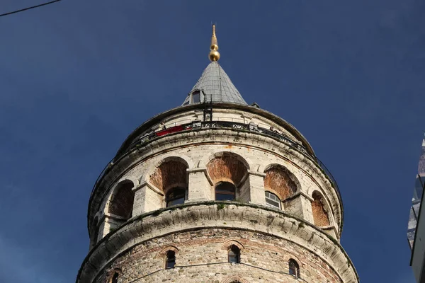 Wieża Galata w beyoglu, Stambuł, Turcja — Zdjęcie stockowe