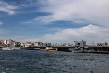 Istanbul içi Galata Köprüsü