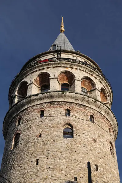 Wieża Galata w beyoglu, Stambuł, Turcja — Zdjęcie stockowe