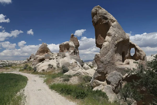 Felsformationen in Kappadokien, Türkei — Stockfoto