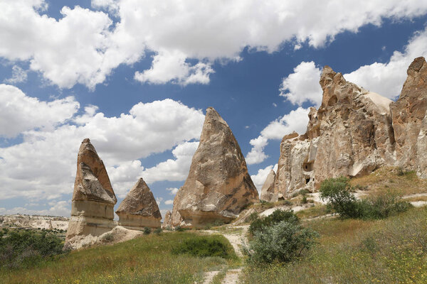 Rock Formations in  Cappadocia