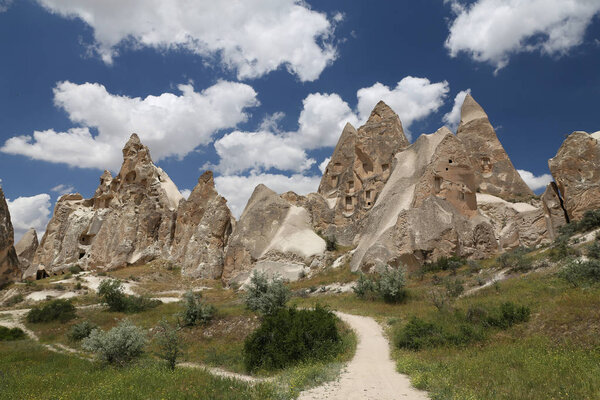 Rock Formations in  Cappadocia
