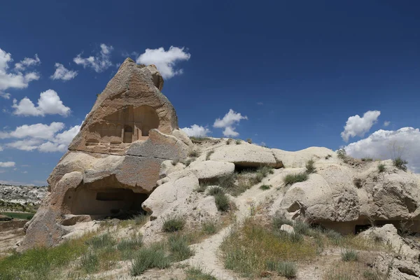 Σχηματισμοί πετρωμάτων σε capadocia, γαλοπούλα — Φωτογραφία Αρχείου