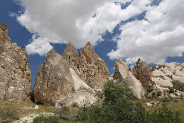 Rock Formations in  Cappadocia