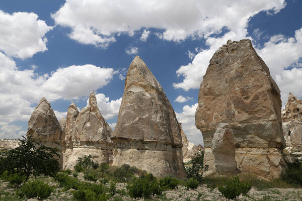 Rock Formations in  Cappadocia