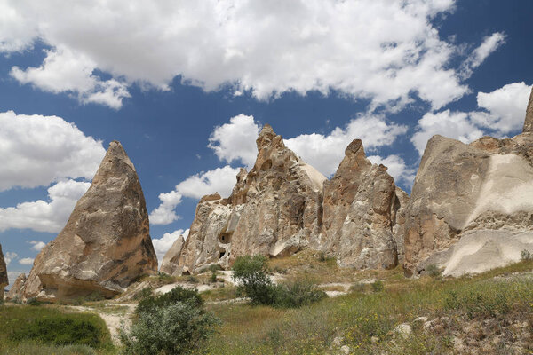 Rock Formations in  Cappadocia