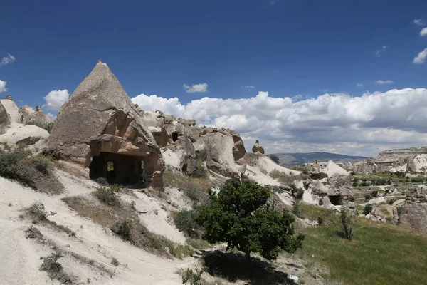 Kőzetképződmények cappadociában, pulykában — Stock Fotó