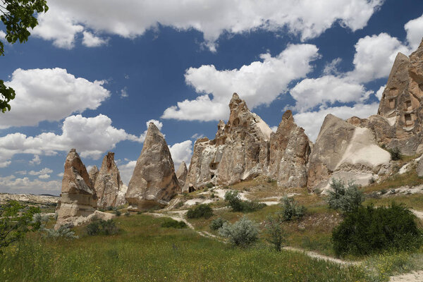 Rock Formations in  Cappadocia