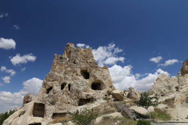 Kapadokya 'daki kaya oluşumları, hindi