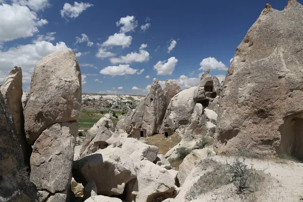 Felsformationen in Kappadokien, Türkei — Stockfoto