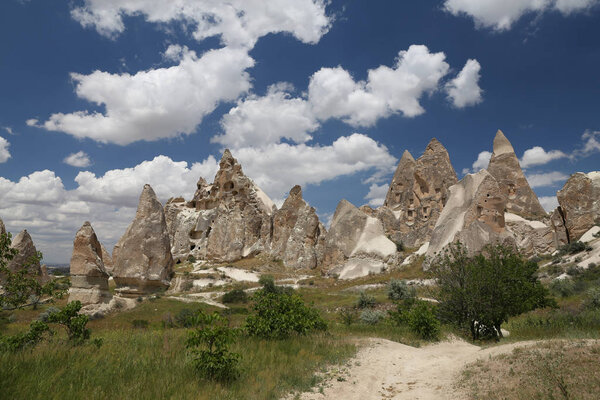 Rock Formations in  Cappadocia