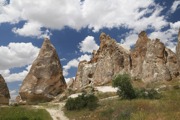 Rock Formations in  Cappadocia